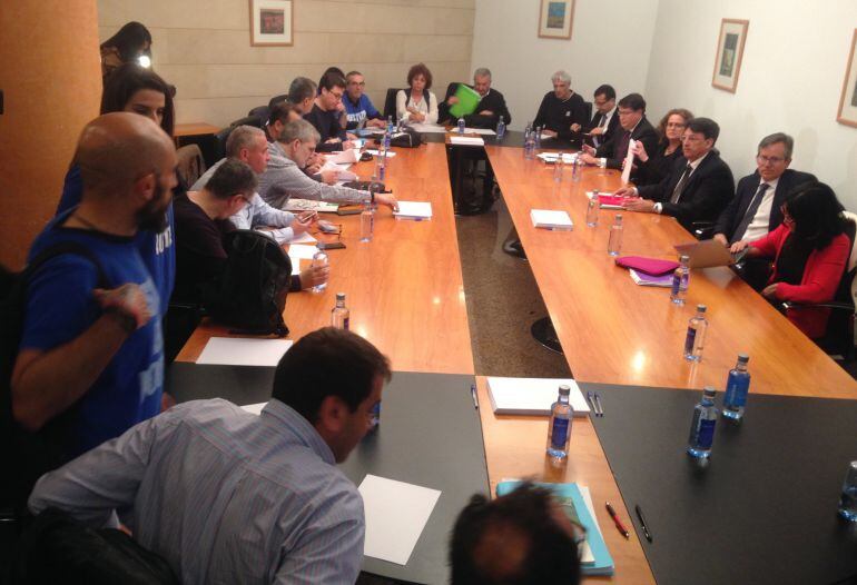 Mesa sectorial de justicia, con Xunta y sindicatos.