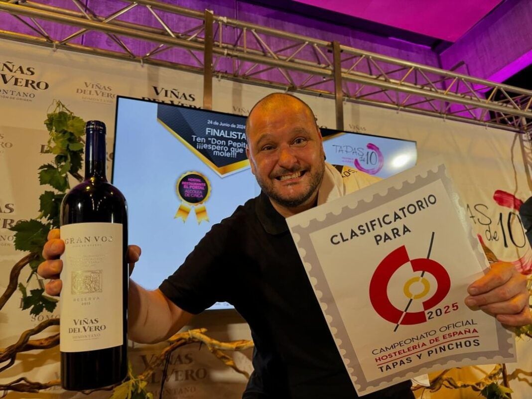 Ramón Lapuyade fue el ganador Concurso Provincial Tapas Huesca 2024