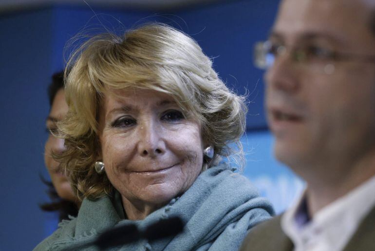 Esperanza Aguirre, tras la comparecencia de Lasquetty.