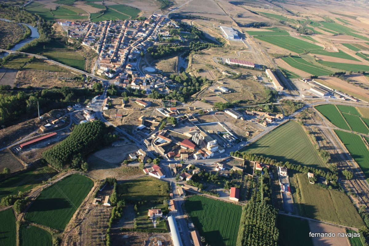 Vista aérea de Gurrea de Gállego