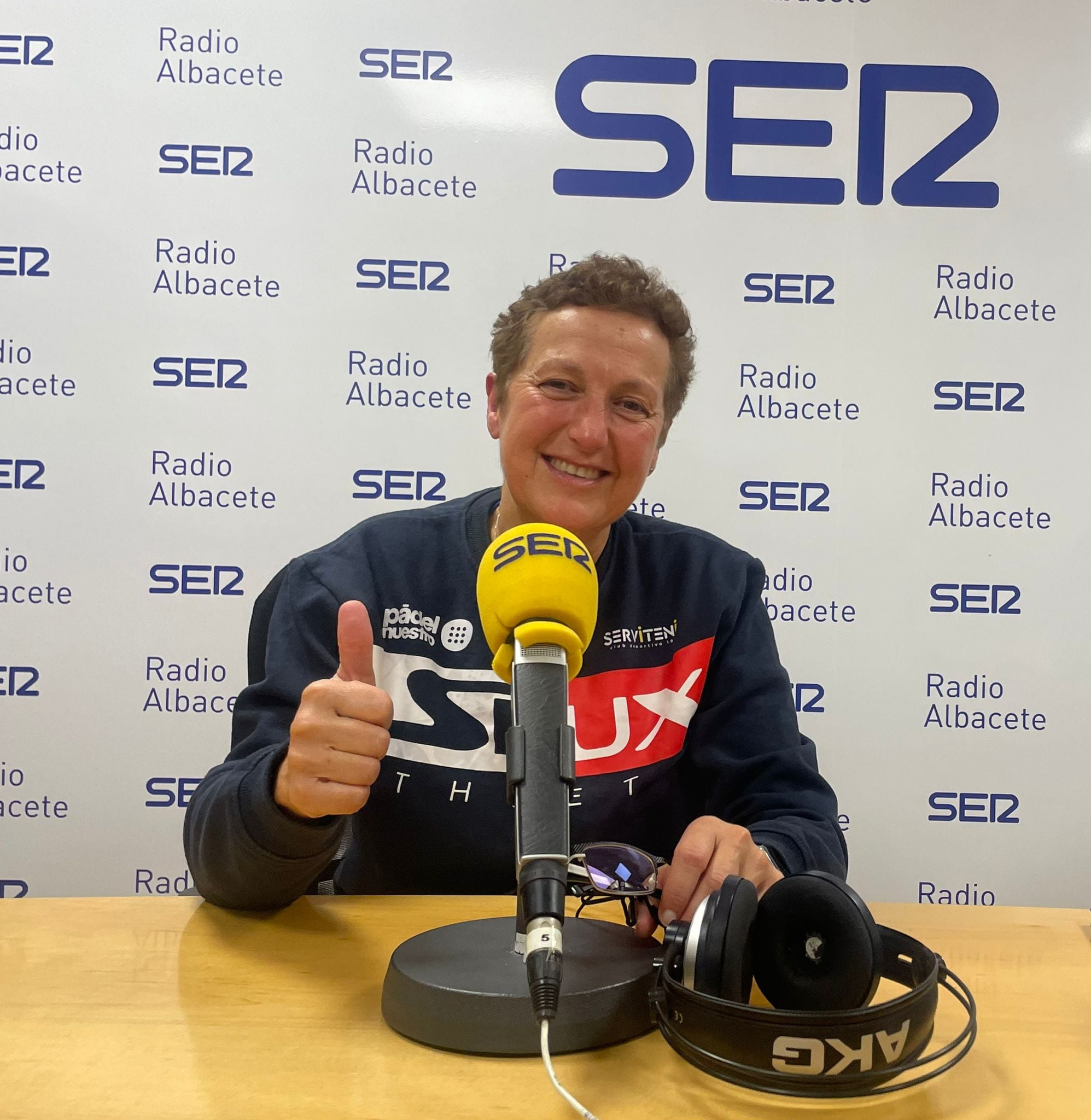 Nani Garrido, presidenta y entrenadora de Servitenis.