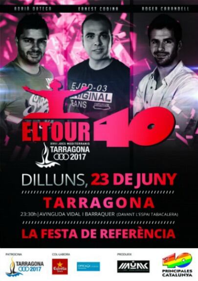 El cartell del Tour 40 a Tarragona