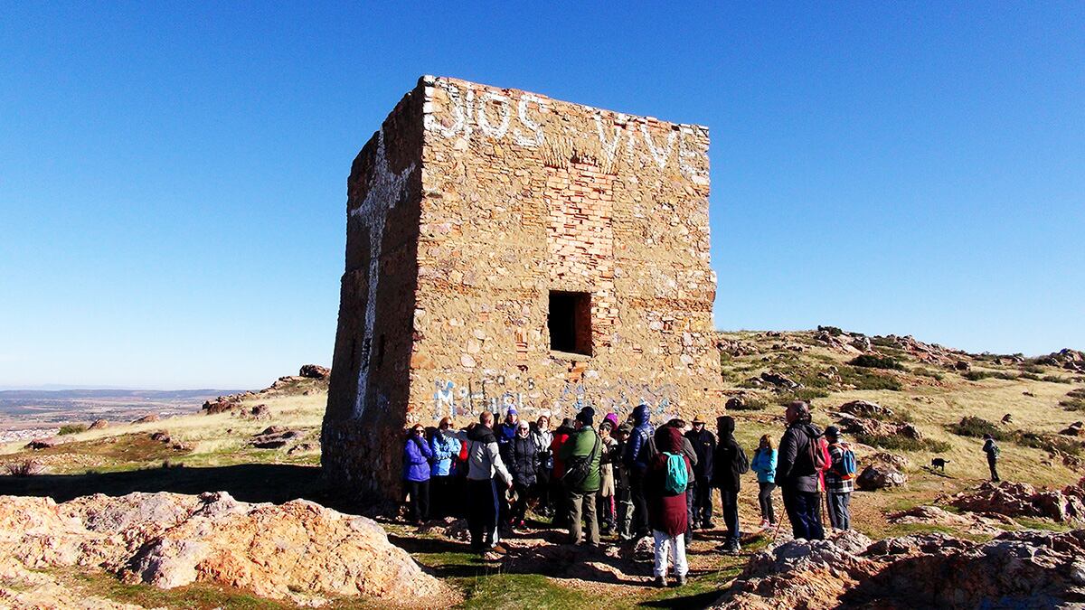 Chimenea &quot;cuadrá&quot; de Puertollano