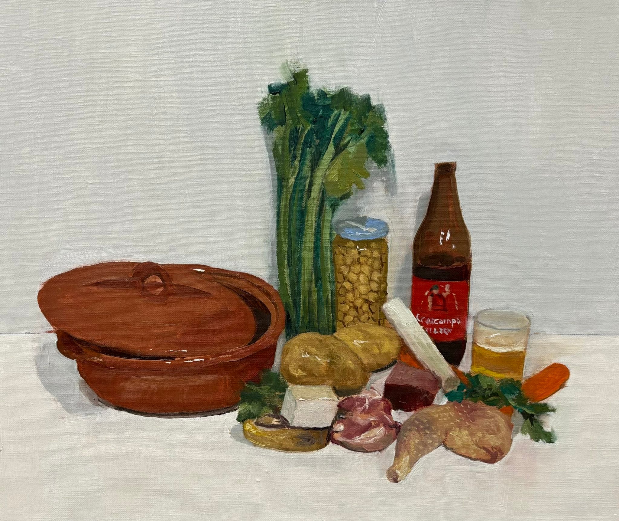 Etiqueta Patrimonio ilustrada por Pepe Baena