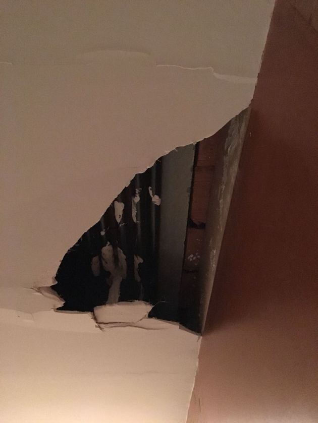 Grieta en una vivienda