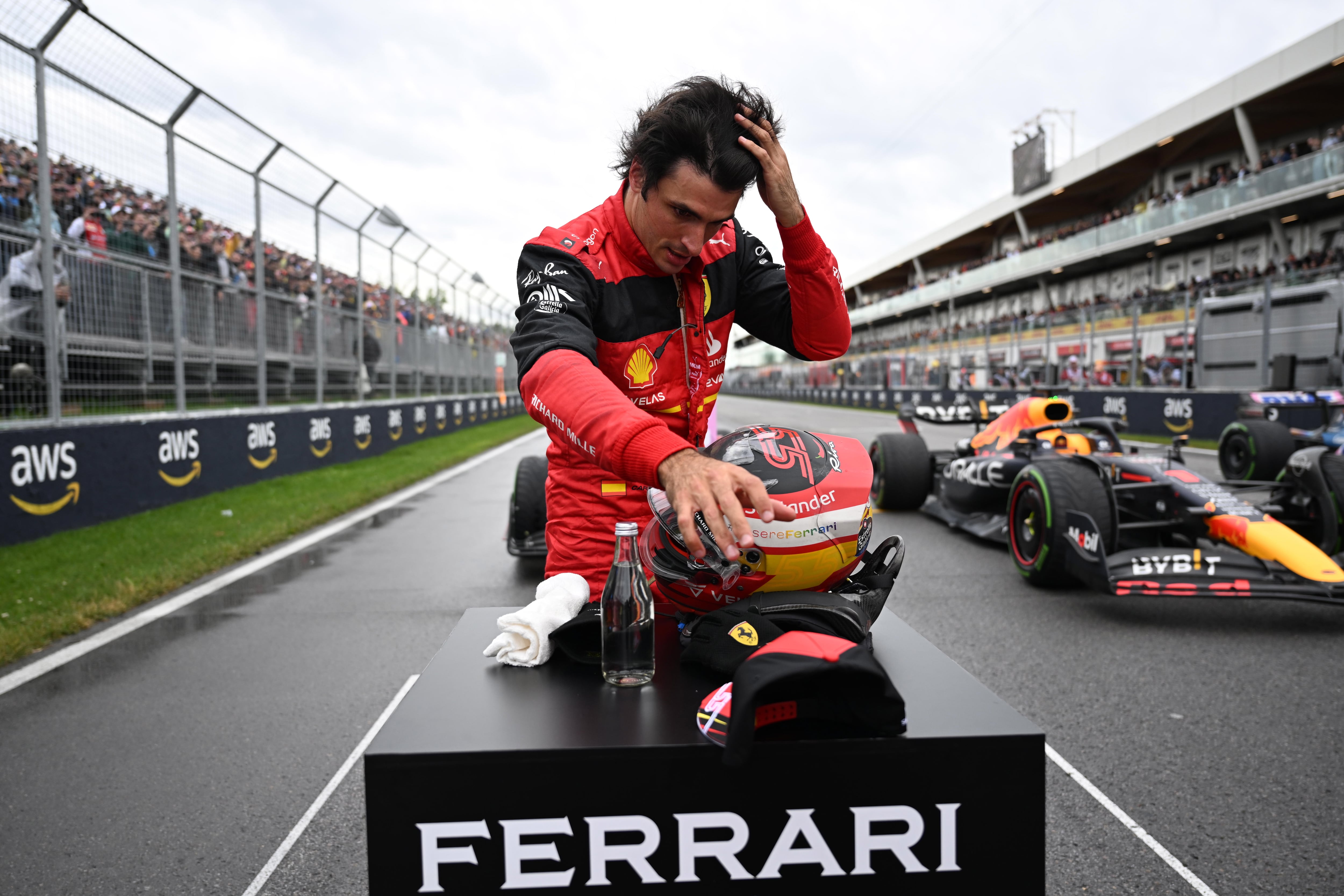 Carlos Sainz, después de terminar la clasificación de Canadá