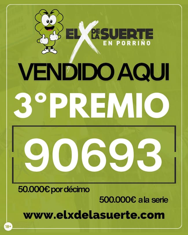 Tercer Premio en el X de la Suerte, O Porriño