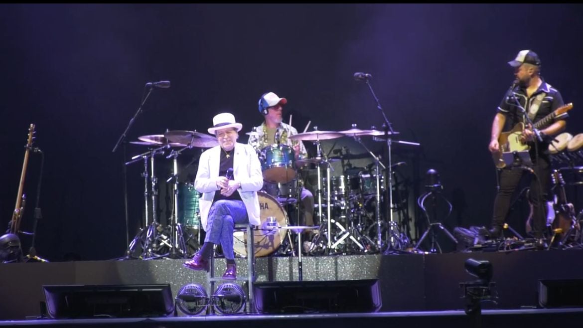 Un momento del concierto de Sabina en Úbeda en su gira &#039;Hola y adiós&#039;