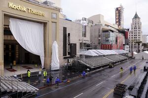 Fachada del teatro Kodak de Los Ángeles en febrero de 2009
