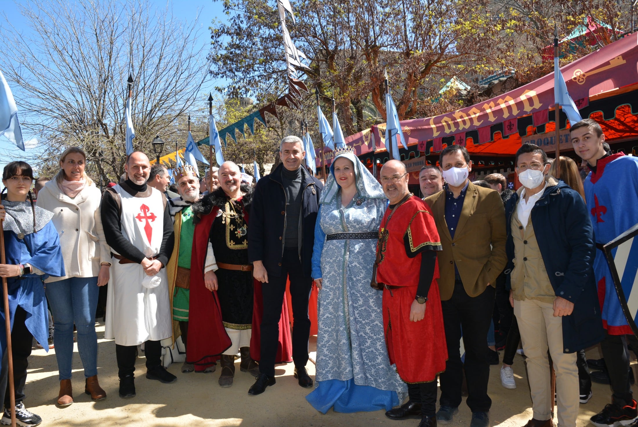 El presidente de la Diputación de Toledo, Álvaro Gutiérrez, en las XXI Jornadas Medievales de Oropesa