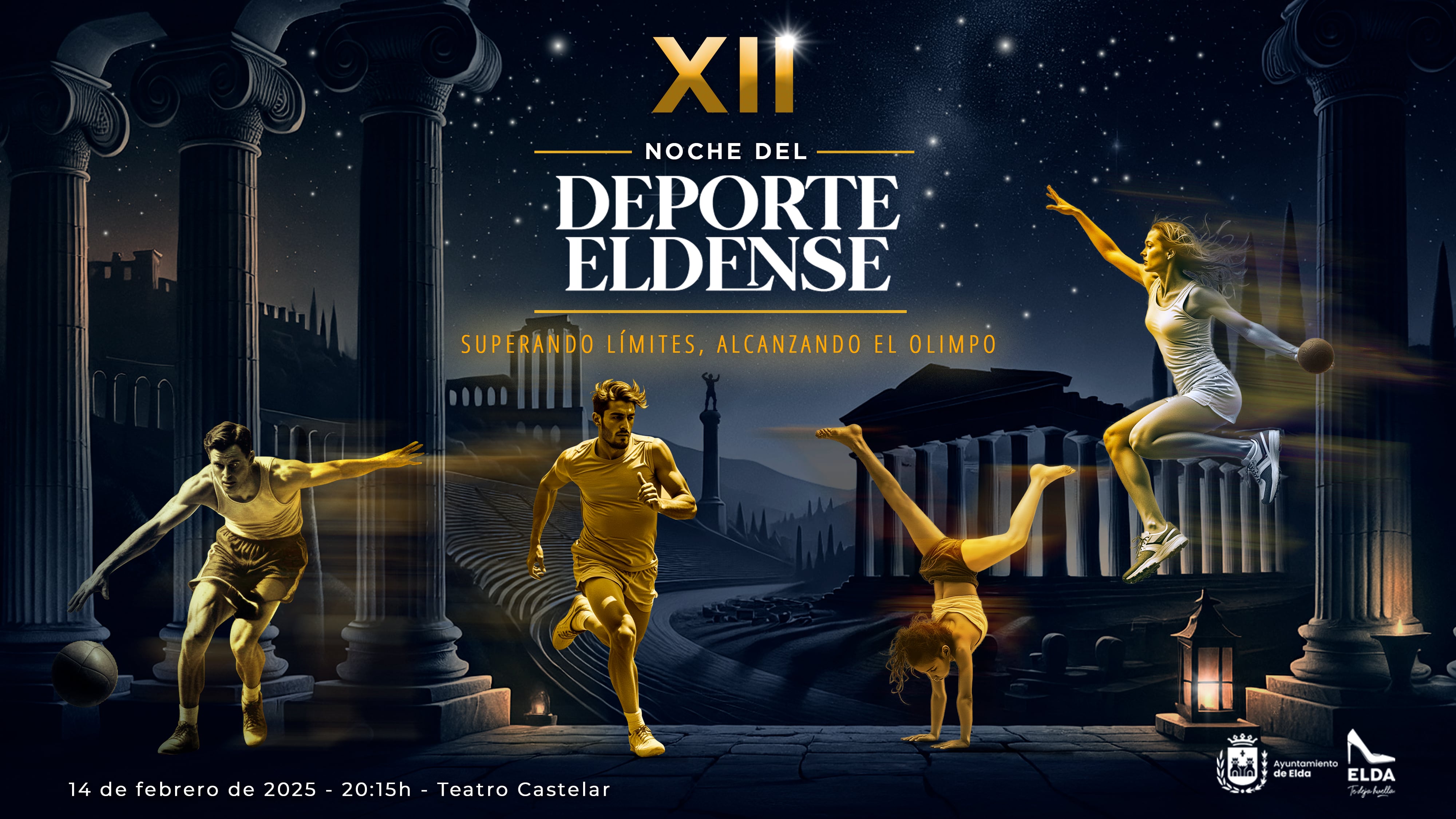 Cartel anunciador de la Noche del Deporte Eldense