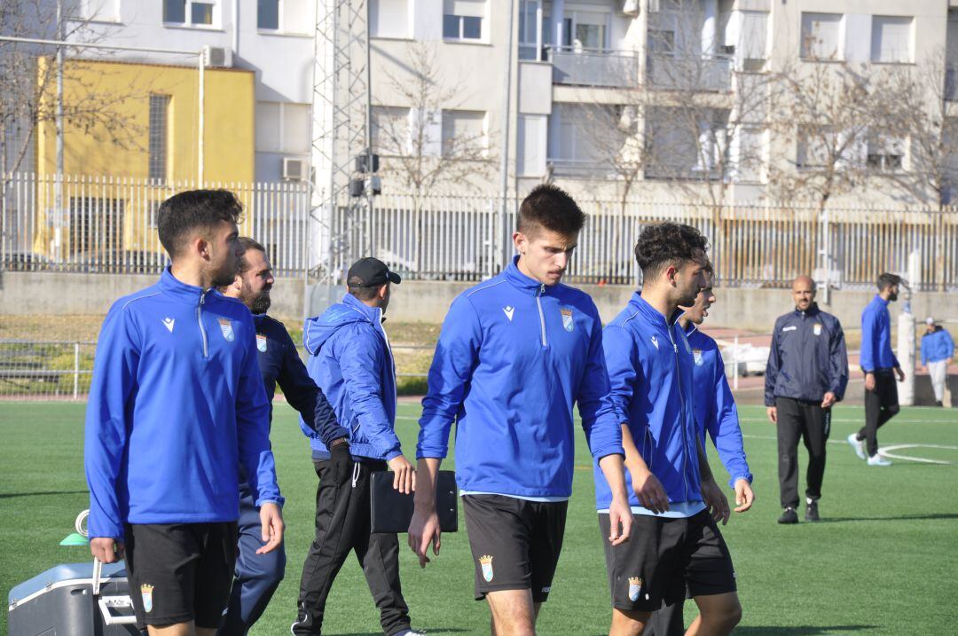 Gonzalo, Revuelta y Ángel durante un entrenamiento