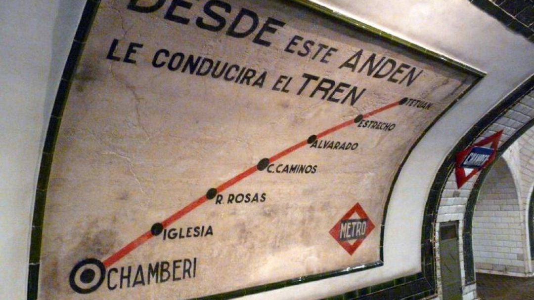 Antigua publicidad del Metro de Madrid