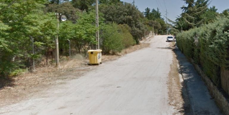 Una calle de la colonia de Las Zorreras