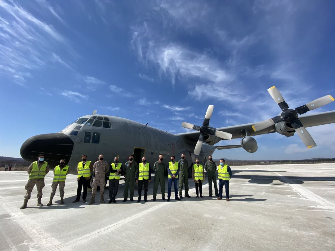 Hércules recién aterrizado en Garray