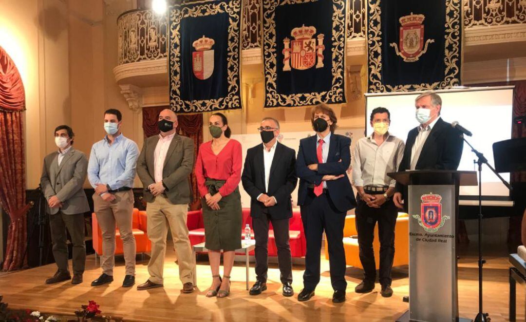 Acto de inauguración del foro en el Antiguo Casino de Ciudad Real este martes