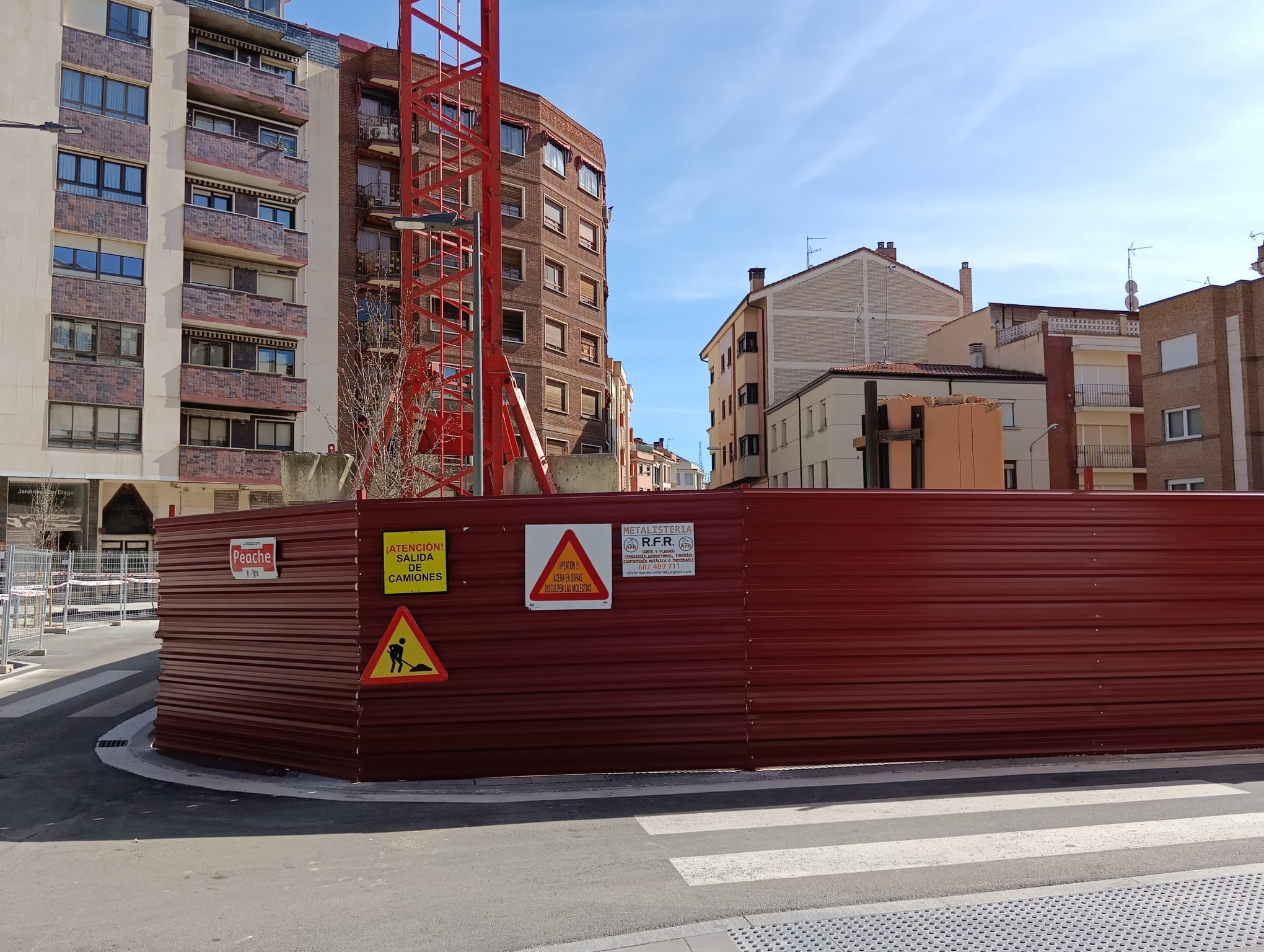 Obras del Centro de Recepción de Visitantes