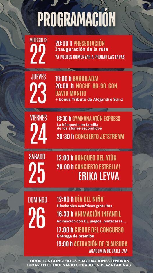 Cartel de actividades