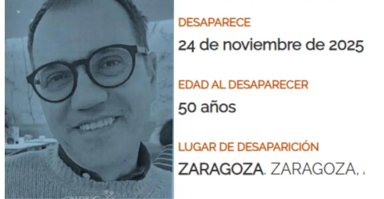 Imagen del desaparecido que figuraba en el Centro nacional de personas desaparecidas