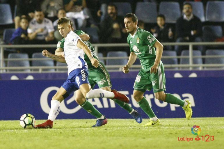 Longo fue el encargado de abrir el marcador para el CD Tenerife