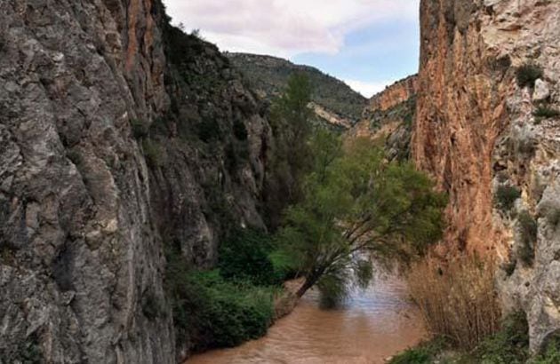 El río Turia a su paso por Santa Cruz de Moya (Cuenca).