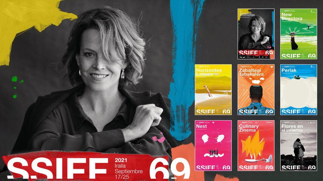 Carteles oficiales de la 69 edición del Festival de San Sebastián