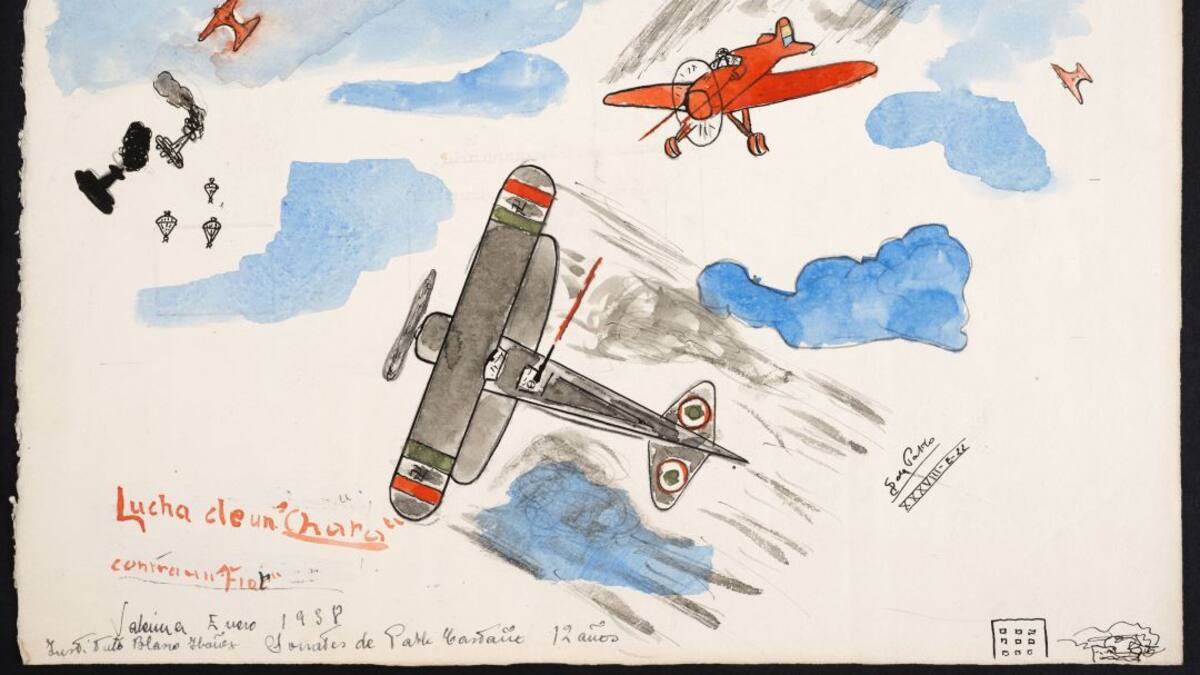 Els nens dibuixaven horror, mort i destrucció