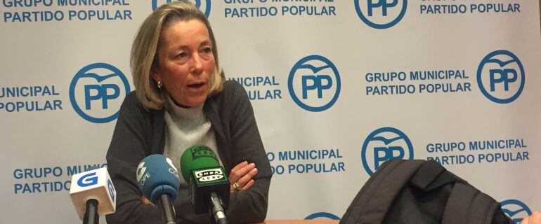 Rosa Gallego, portavoz del PP en A Coruña