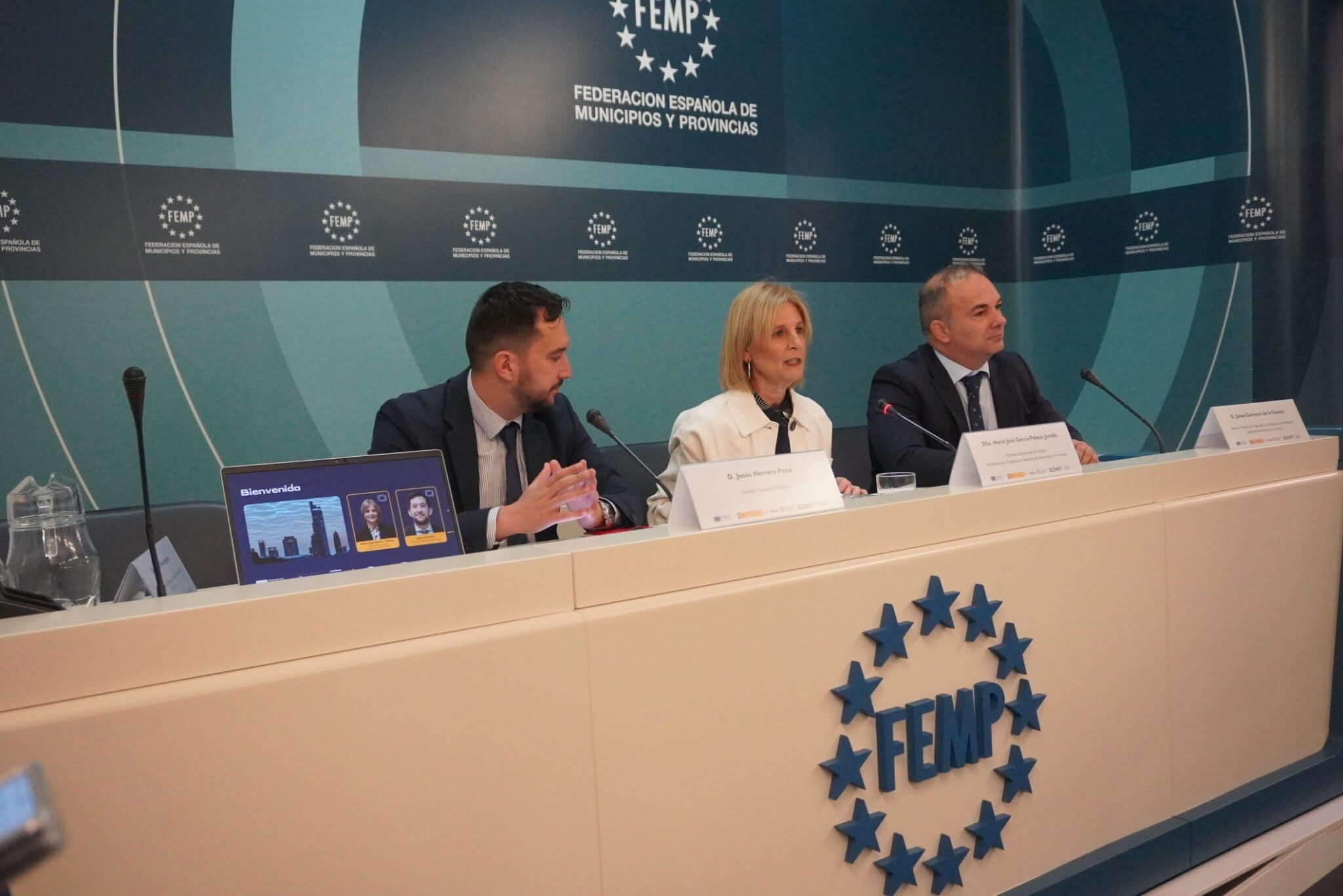 La alcaldesa durante la inauguración de las jornadas