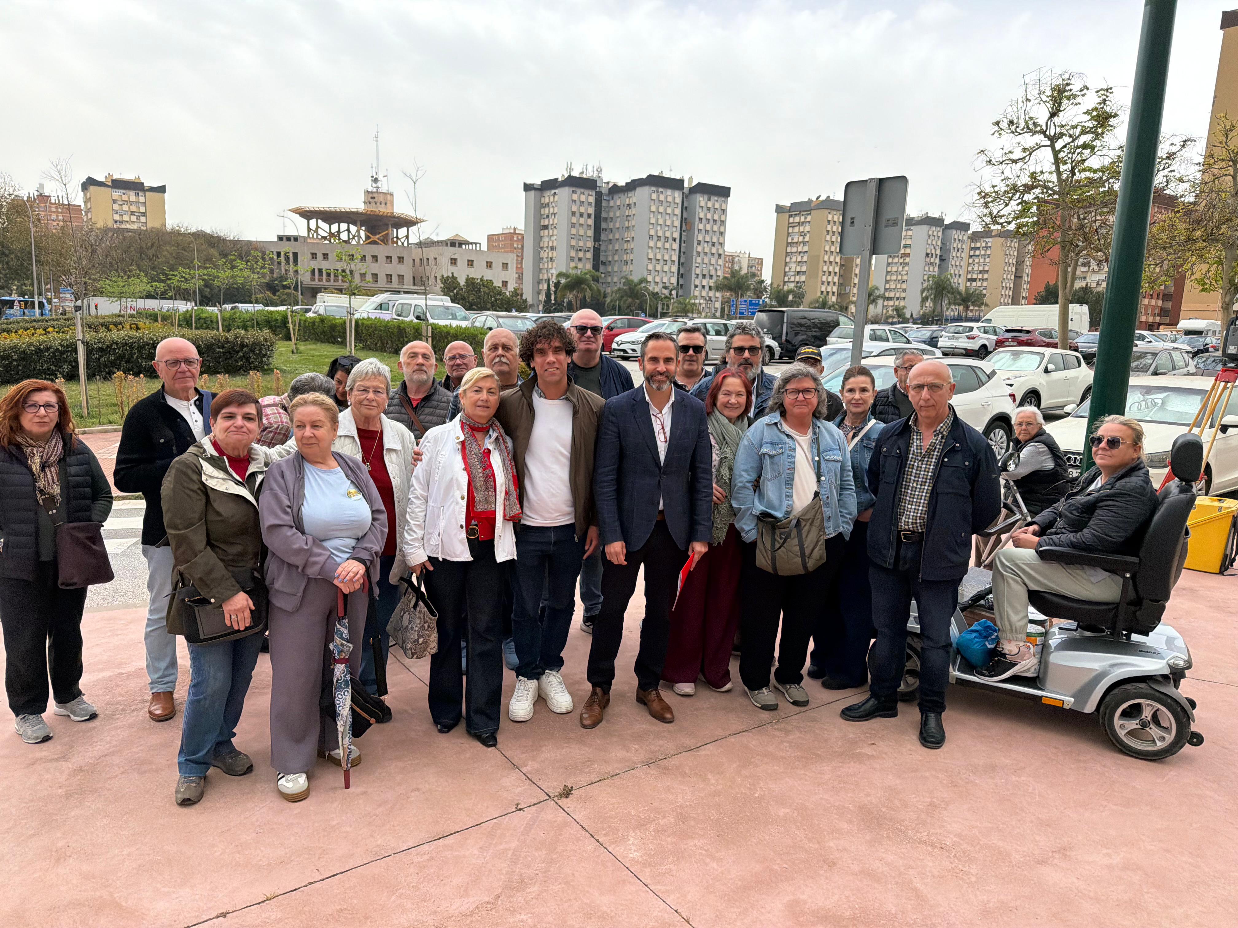 Un momento de la rueda de prensa en Málaga