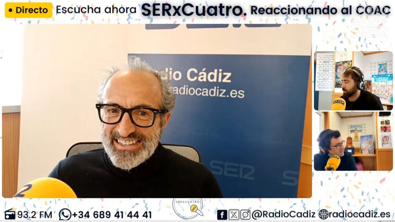Pedro Pablo Hidalgo en el Reaccionando de SERxCuatro.