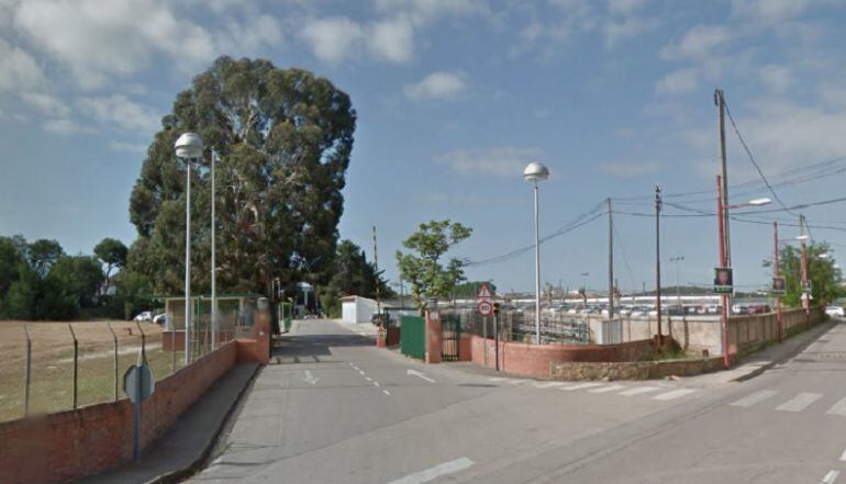 L'entrada de la Nylstar a Blanes.