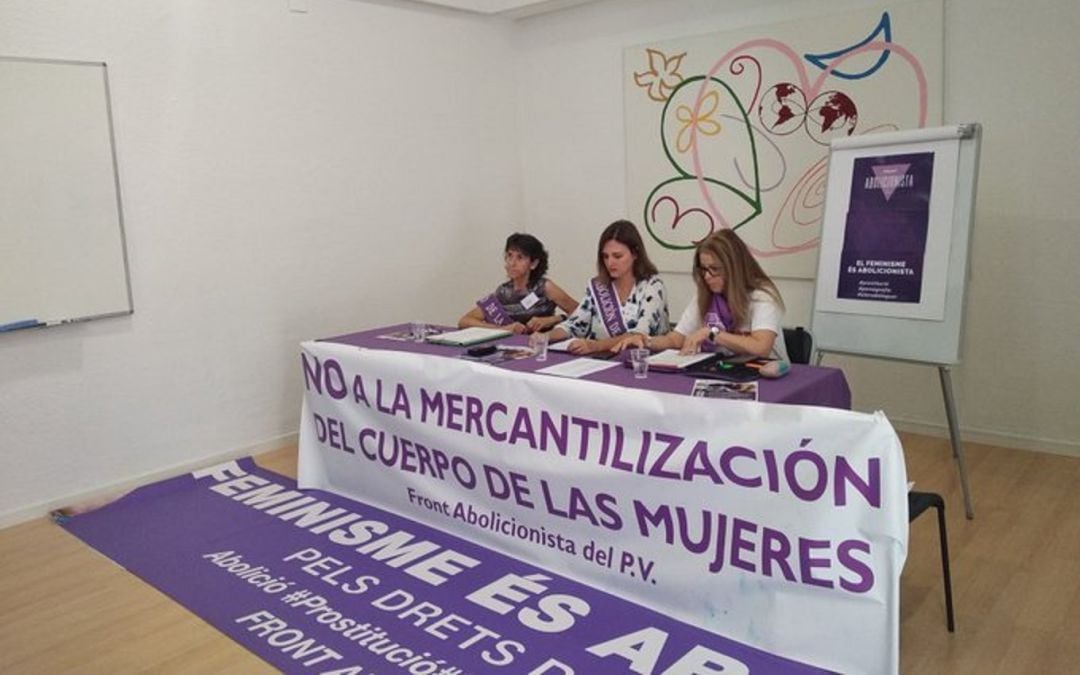 El Front Abolicionista ha dado este jueves a conocer las acciones realizadas y han informado sobre el acto de Reconocimiento de los Municipios dentro de la Red Libre de explotación sexual