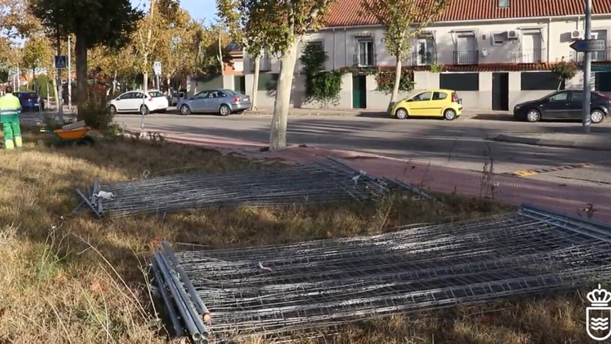 Ciempozuelos comienza a acondicionar el parque de la avenida de Madrid, tras resolverse un procedimiento judicial
