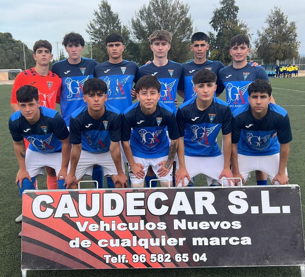 Alineacion del CD Caudetano juvenil