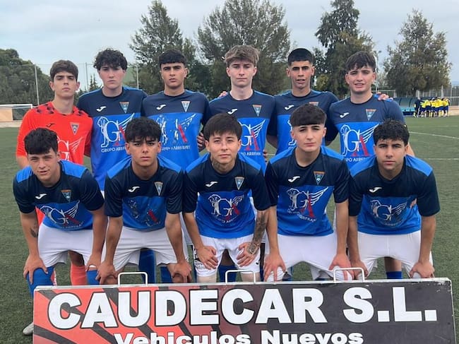 Alineacion del CD Caudetano juvenil