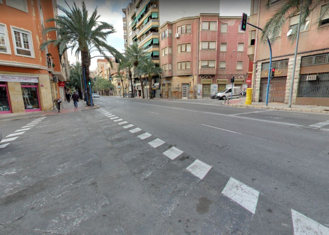 Imagen de una calle de Alicante