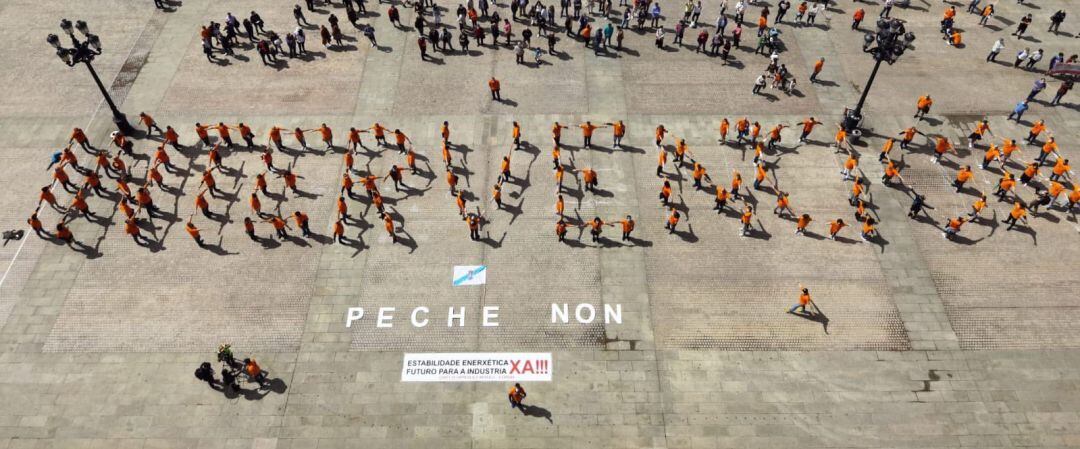 Fotografía de Alu Ibérica en la concentración