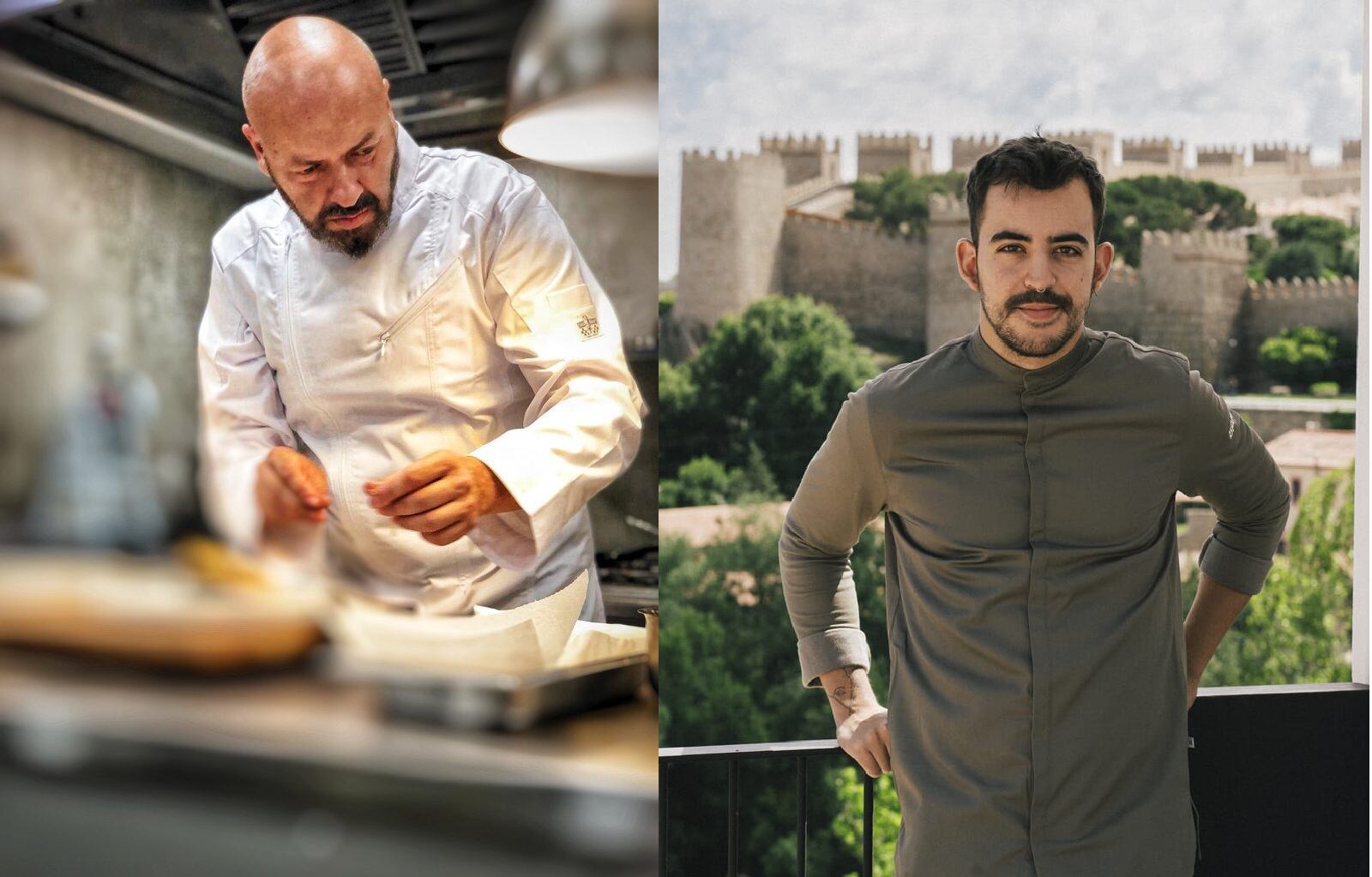Chefs Andrés Torres y Carlos Casillas./ Restaurante Casanova y Restaurante Barro