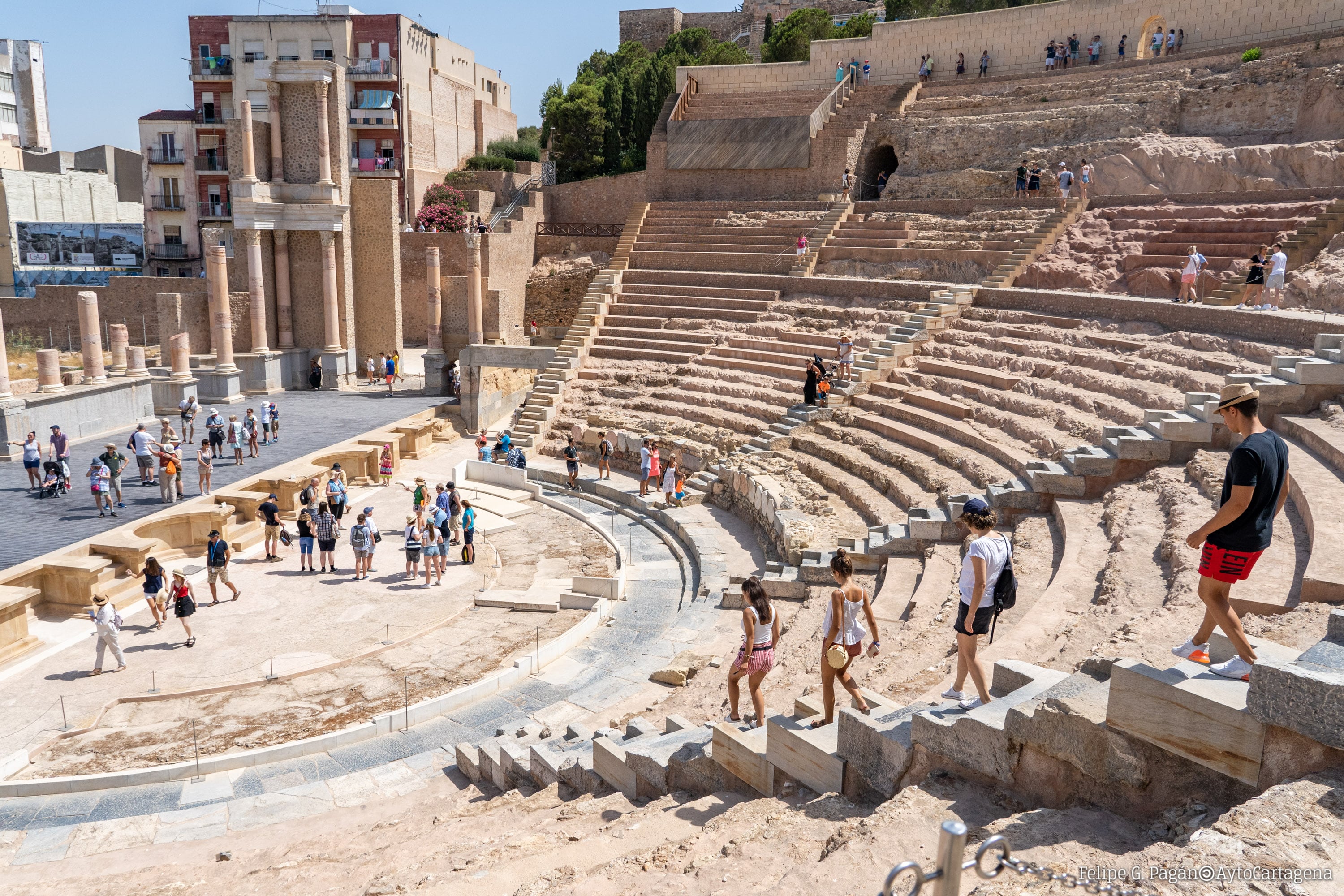 Imagen del Teatro Romano de Cartagena