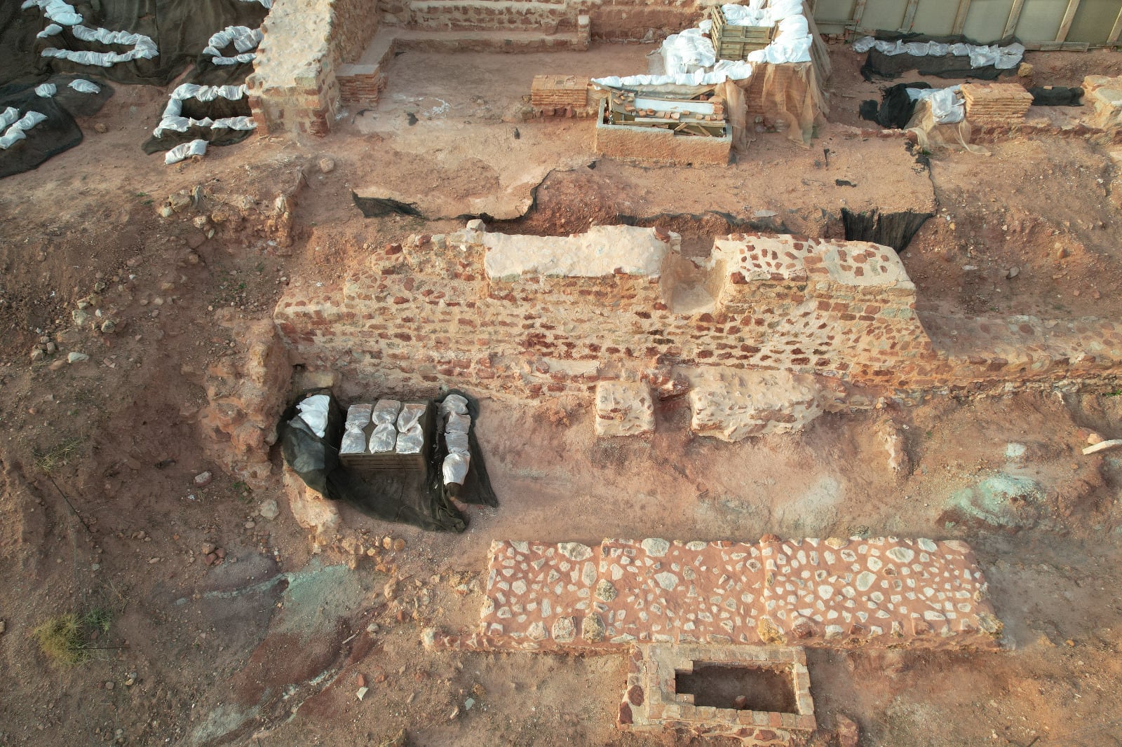 Imagen del yacimiento del Castillo de Montiel (Ciudad Real)