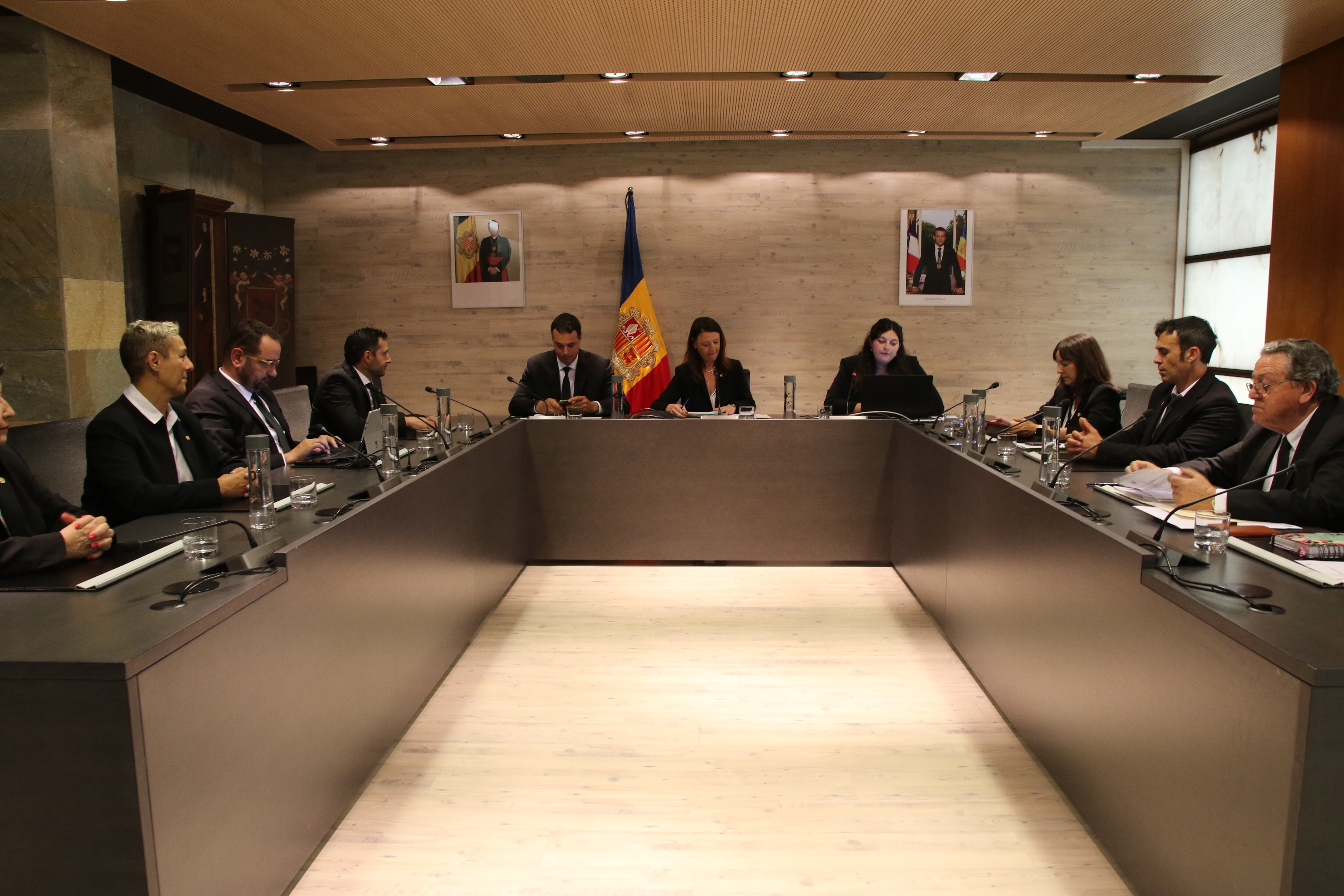 Sessió del consell de comú d'Ordino