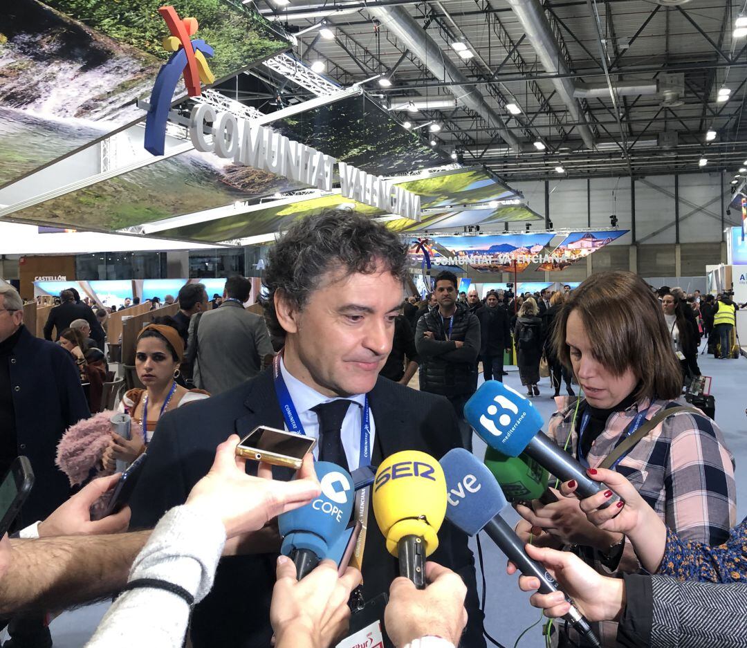 Francesc Colomer en el primer día de Fitur