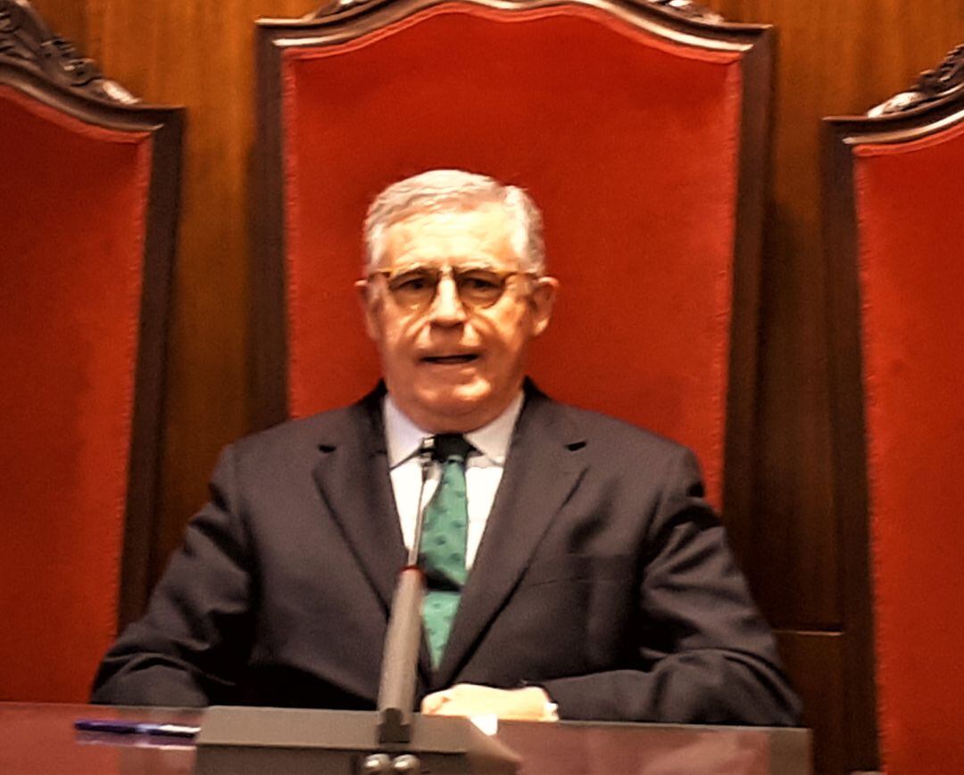 Ignacio Vidau ha presentado en Oviedo la Memoria del Tribunal Superior de Justicia de Asturias (TSJA) 2018