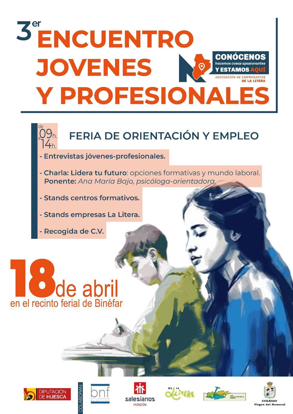 La Feria de Orientación y Empleo de Binéfar llega a la tercera edición: Foto: Ayuntamiento de Binéfar