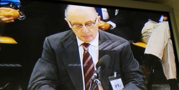 Rodrigo Rato durante el juicio