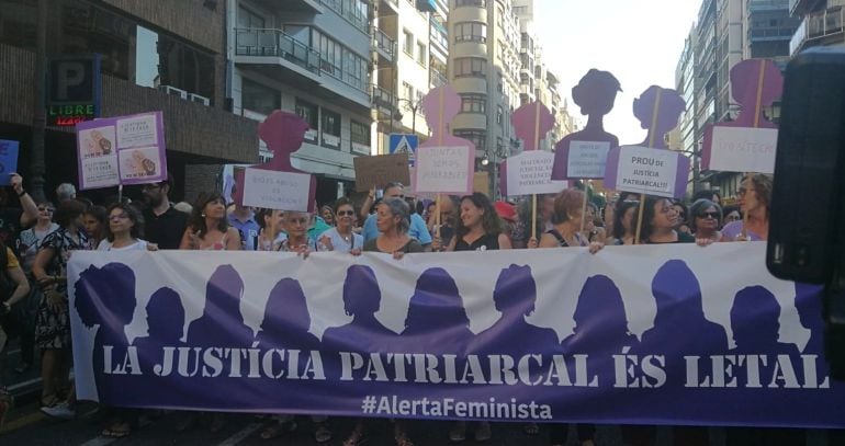 Manifestación en València contra &#039;La Manada&#039;