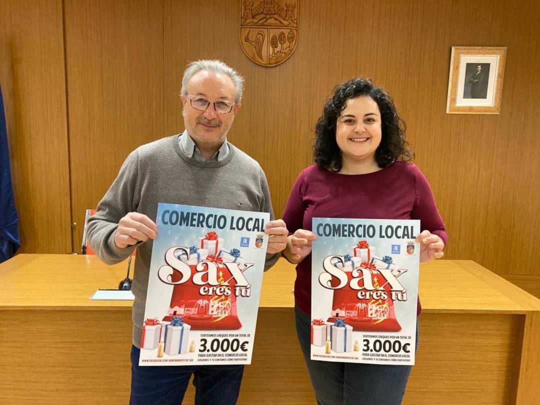 Campaña de promoción del comercio de Sax por Navidad