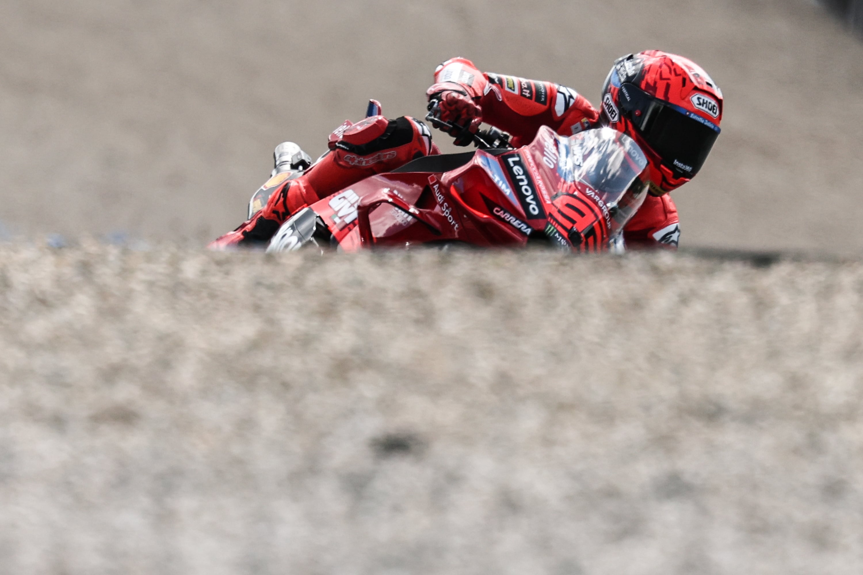 Marc Márquez, durante el GP de la República Checa 2025