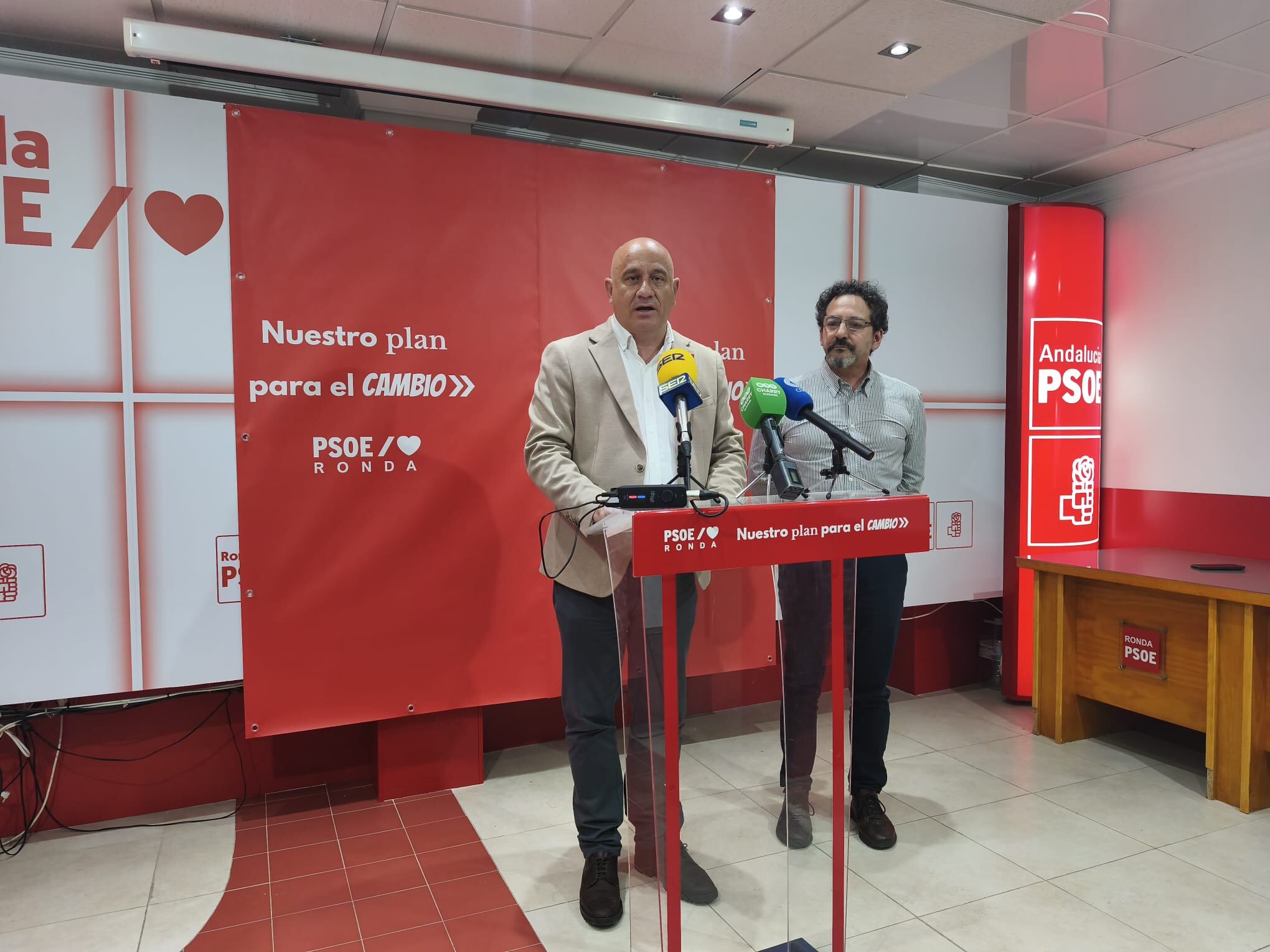 Paco Cañestro junto a Alberto Segundo